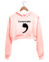 Quirkipedia CATASTROPHE Cats The classics, Womens Crop Hoodies