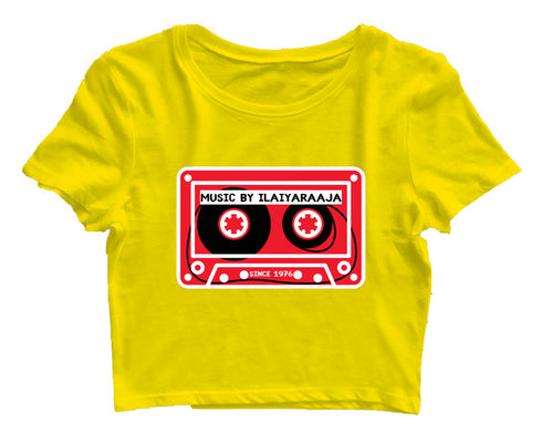 Quirkipedia MUSIC BY ILAYARAJA Tamil TAMIL, Womens Crop Tops