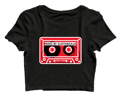 Quirkipedia MUSIC BY ILAYARAJA Tamil TAMIL, Womens Crop Tops