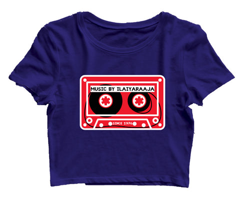 Quirkipedia MUSIC BY ILAYARAJA Tamil TAMIL, Womens Crop Tops