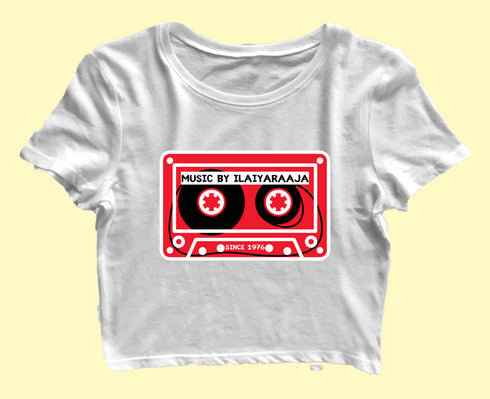 Quirkipedia MUSIC BY ILAYARAJA Tamil TAMIL, Womens Crop Tops