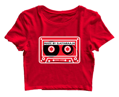 Quirkipedia MUSIC BY ILAYARAJA Tamil TAMIL, Womens Crop Tops