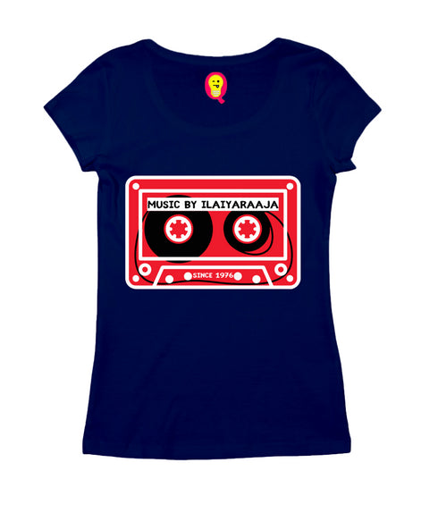 Quirkipedia MUSIC BY ILAYARAJA Tamil TAMIL, Womens Tshirts