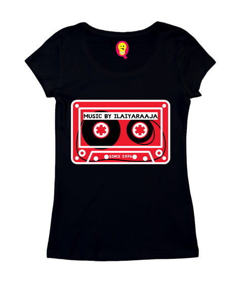 Quirkipedia MUSIC BY ILAYARAJA Tamil TAMIL, Womens Tshirts