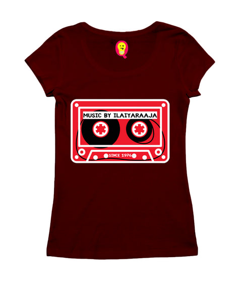 Quirkipedia MUSIC BY ILAYARAJA Tamil TAMIL, Womens Tshirts