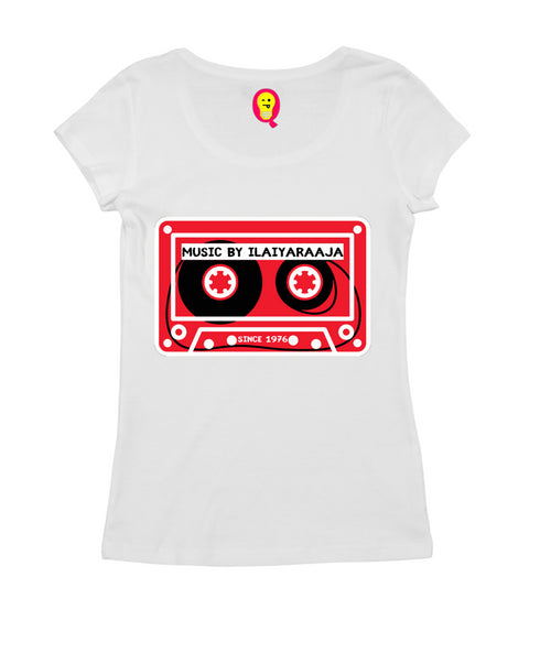 Quirkipedia MUSIC BY ILAYARAJA Tamil TAMIL, Womens Tshirts
