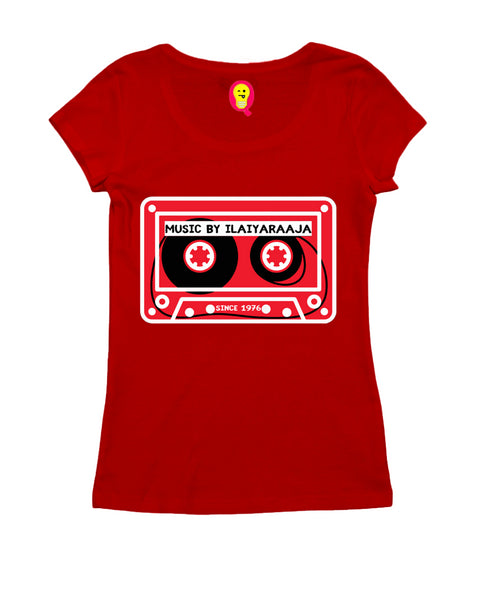 Quirkipedia MUSIC BY ILAYARAJA Tamil TAMIL, Womens Tshirts