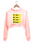 Quirkipedia WORK SAVE TRAVEL REPEAT TRAVEL Wanderlust Womens Crop Hoodies