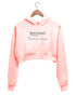 Quirkipedia FEMINISM DEFINITION Feminism Feminista, Womens Crop Hoodies