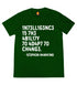 Quirkipedia INTELLIGENCE IS THE ABILITY TO ADAPT TO CHANGE PHYSICS Science, Nerd, Geeky Mens TShirts