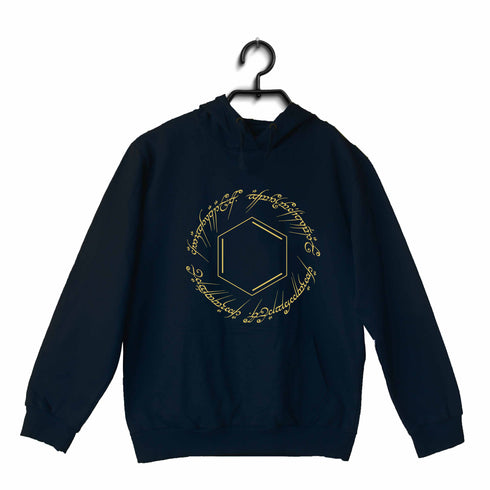 Quirkipedia BENZENE ONE RING TO RULE THEM ALL CHEMISTRY Science, Nerd, Geeky Hooded SweatShirts