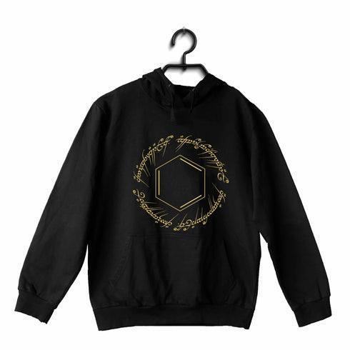 Quirkipedia BENZENE ONE RING TO RULE THEM ALL CHEMISTRY Science, Nerd, Geeky Hooded SweatShirts