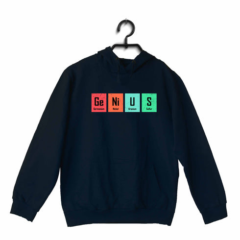 Quirkipedia Genius CHEMISTRY Science, Nerd, Geeky Hooded SweatShirts