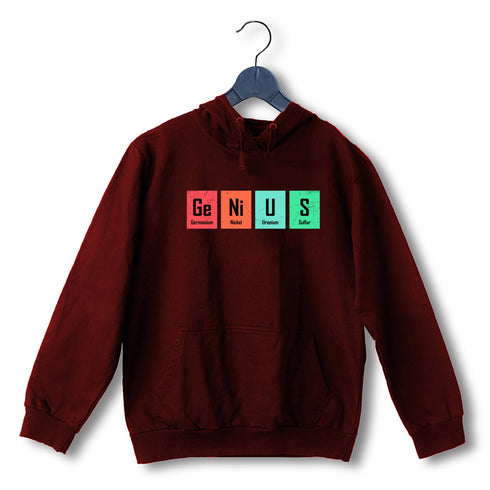 Quirkipedia Genius CHEMISTRY Science, Nerd, Geeky Hooded SweatShirts