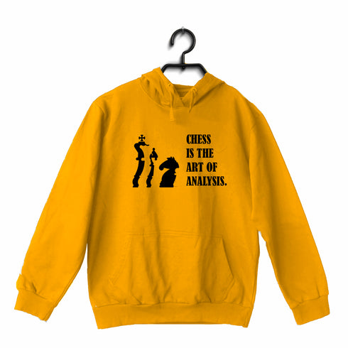 Quirkipedia Chess is the art of analysis Chess Sports, Hooded SweatShirts