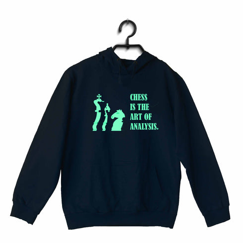 Quirkipedia Chess is the art of analysis Chess Sports, Hooded SweatShirts