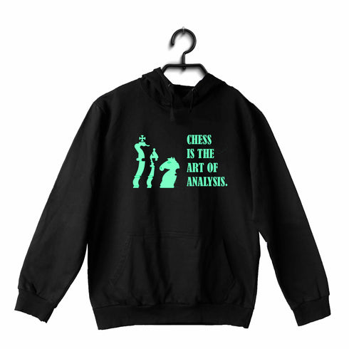 Quirkipedia Chess is the art of analysis Chess Sports, Hooded SweatShirts