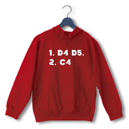 Quirkipedia 1 D4 D5. 2. C4 Chess Sports, Hooded SweatShirts