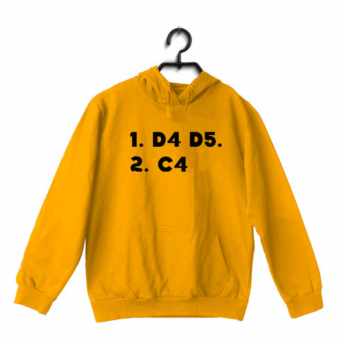 Quirkipedia 1 D4 D5. 2. C4 Chess Sports, Hooded SweatShirts