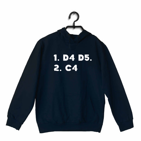 Quirkipedia 1 D4 D5. 2. C4 Chess Sports, Hooded SweatShirts