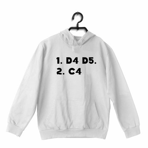 Quirkipedia 1 D4 D5. 2. C4 Chess Sports, Hooded SweatShirts