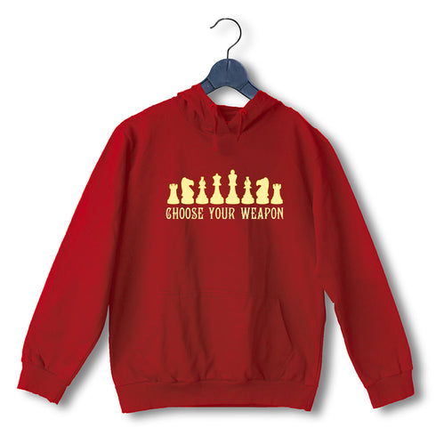 Quirkipedia Choose Your Weapon Chess Hooded SweatShirts