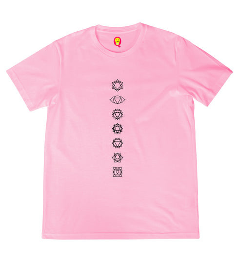 Quirkipedia 7 Chakras Minimal YOGA Fitness, Positivity, Mindfulness Mens TShirts