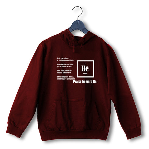 Quirkipedia Praise Helium Chemistry Science, Nerd, Sarcastic Hooded SweatShirts