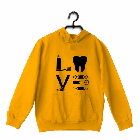 Quirkipedia Love Dentists Dentist, Medicine, Hooded SweatShirts