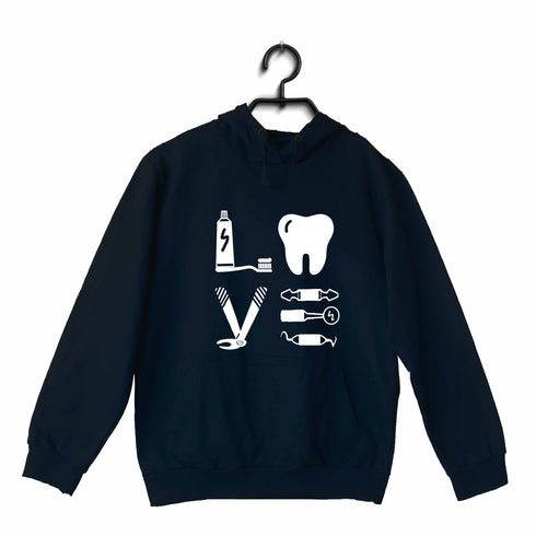 Quirkipedia Love Dentists Dentist, Medicine, Hooded SweatShirts