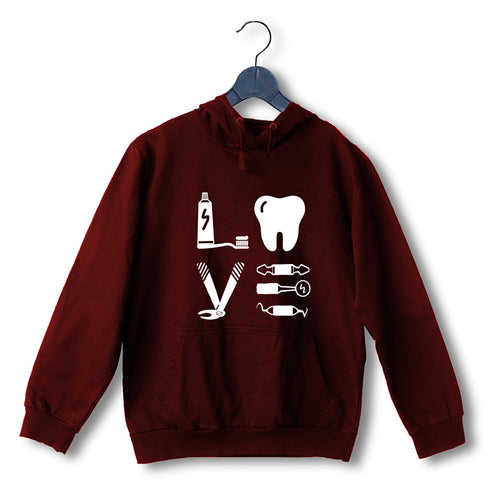 Quirkipedia Love Dentists Dentist, Medicine, Hooded SweatShirts