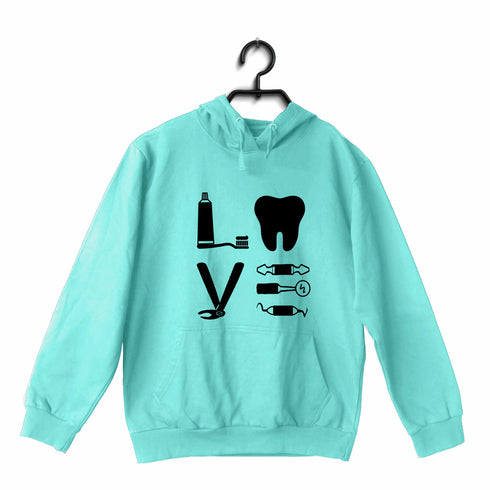Quirkipedia Love Dentists Dentist, Medicine, Hooded SweatShirts