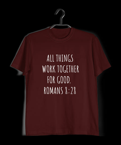 All things work together 8:28 Web Series Christianity,Manifest Mens TShirts