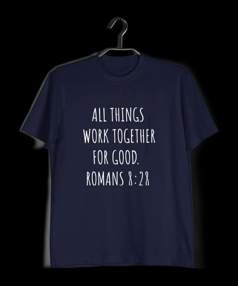 All things work together 8:28 Web Series Christianity,Manifest Mens TShirts