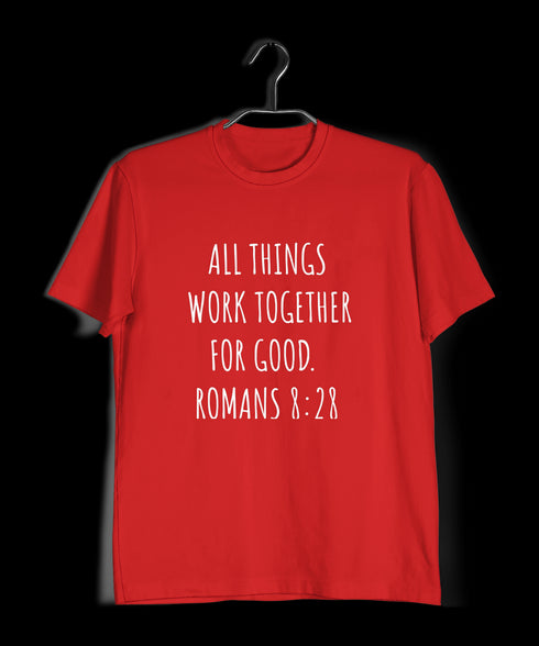 All things work together 8:28 Web Series Christianity,Manifest Mens TShirts