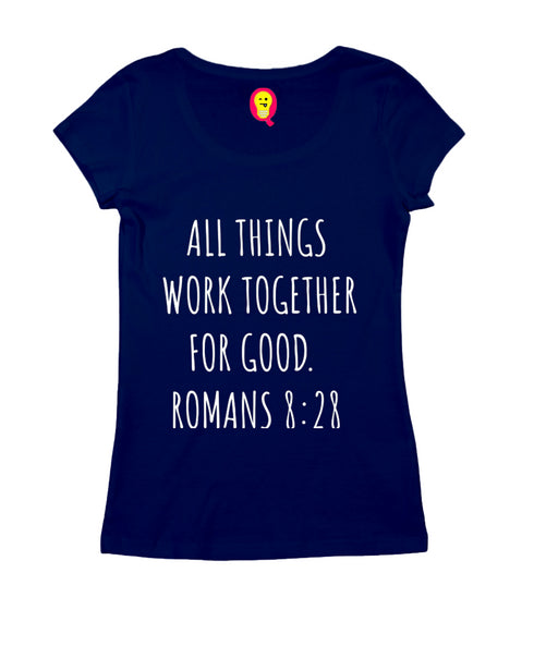 All things work together 8:28 Web Series Christianity,Manifest Womens Tshirts
