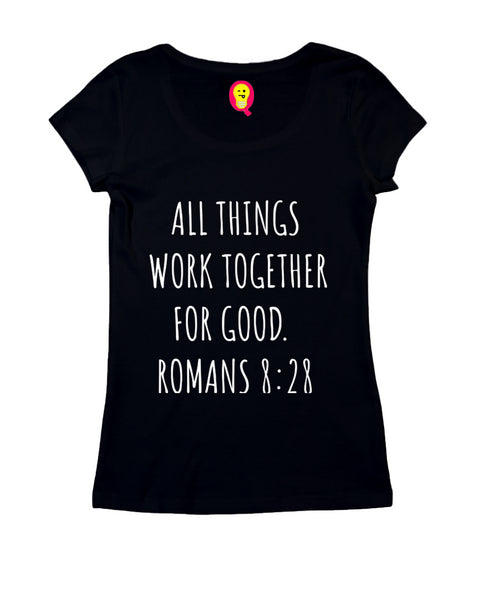 All things work together 8:28 Web Series Christianity,Manifest Womens Tshirts