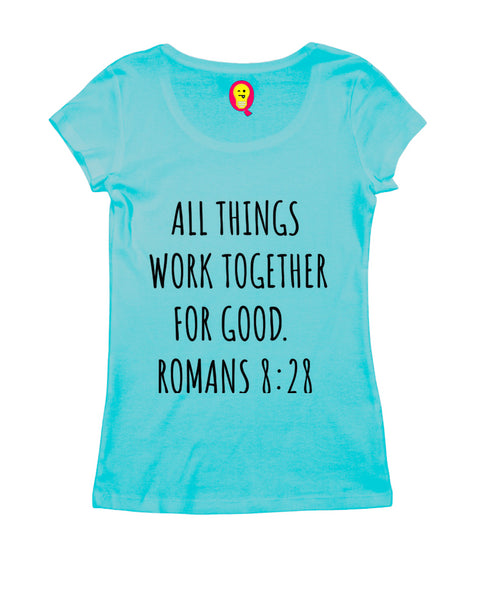 All things work together 8:28 Web Series Christianity,Manifest Womens Tshirts