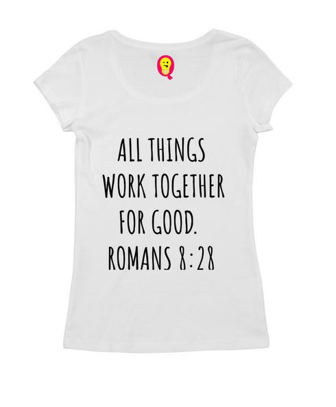 All things work together 8:28 Web Series Christianity,Manifest Womens Tshirts