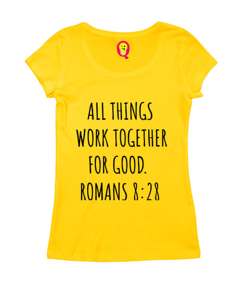 All things work together 8:28 Web Series Christianity,Manifest Womens Tshirts