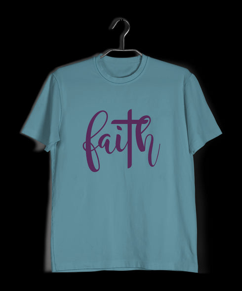 Faith with cross Christianity Mens TShirts