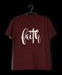 Faith with cross Christianity Mens TShirts