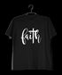 Faith with cross Christianity Mens TShirts