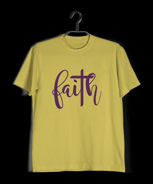 Faith with cross Christianity Mens TShirts