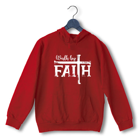 Walk by faith Christianity Hooded SweatShirts
