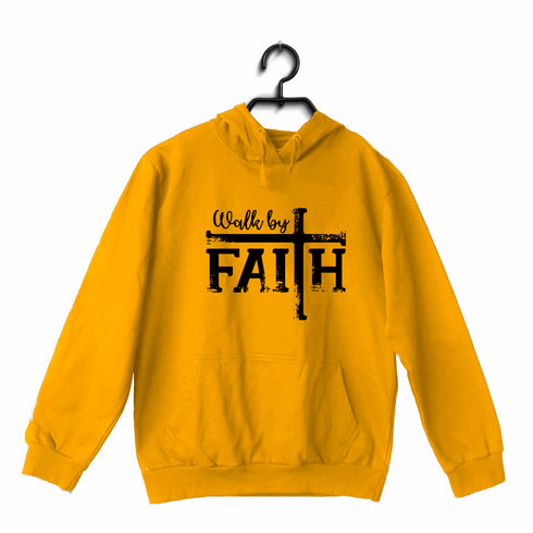Walk by faith Christianity Hooded SweatShirts