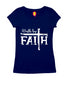 Walk by faith Christianity Womens Tshirts