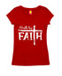 Walk by faith Christianity Womens Tshirts