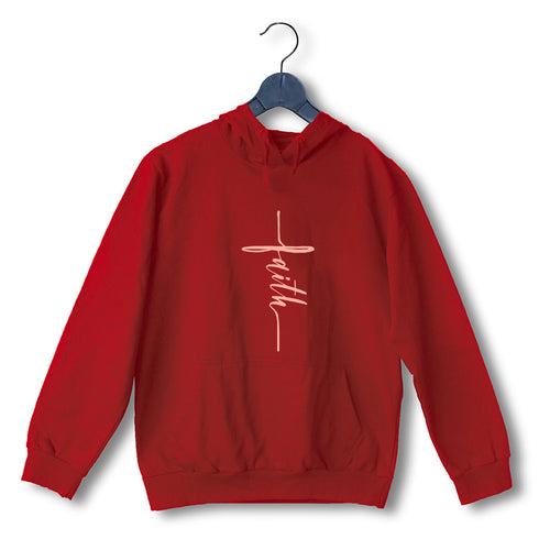 Faith in cross shape Christianity Hooded SweatShirts