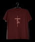 Faith in cross shape Christianity Mens TShirts